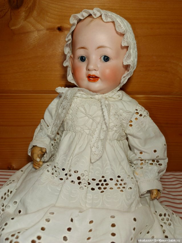 Крестильный костюм на пупса рост 40 см (фото 2)
