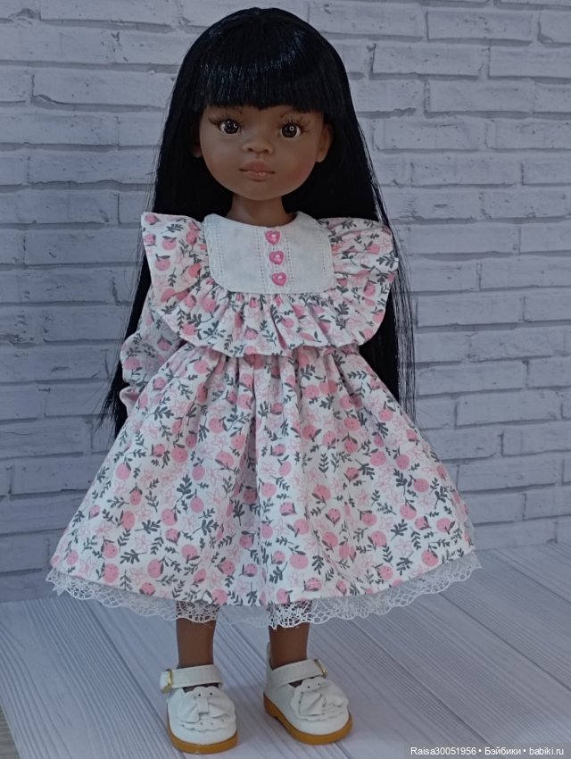 Платье для кукол Паола Рейна 32-34 см