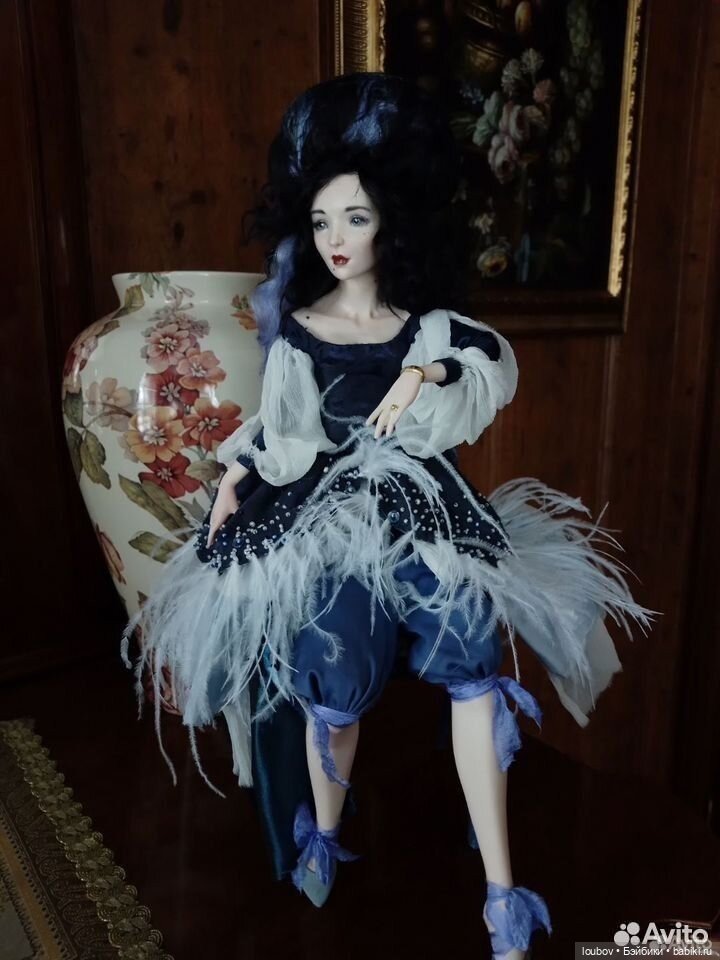 Фарфоровая кукла Гортензия от Тони Надточий (фото 4)