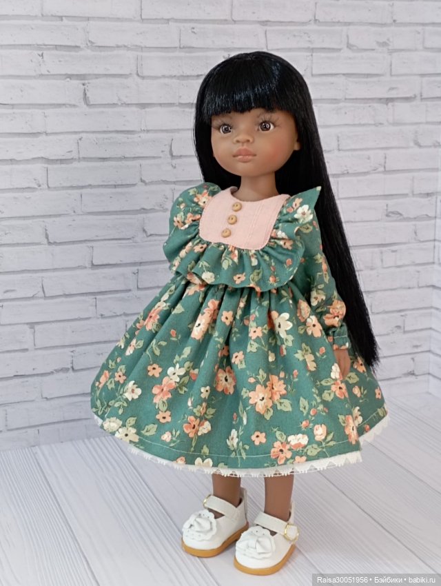 Платье для кукол Паола Рейна 32-34 см
