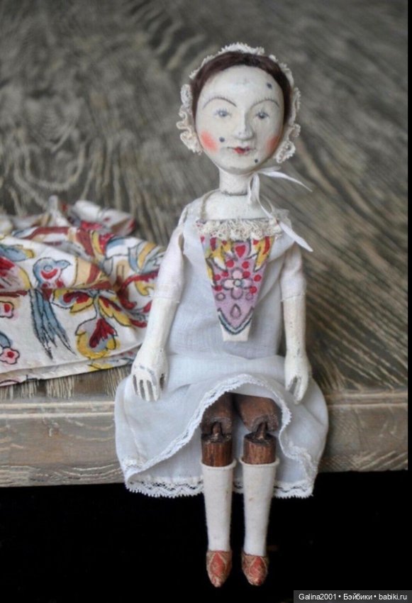 Кукла-реплика из дерева Леди Анна (фото 6)