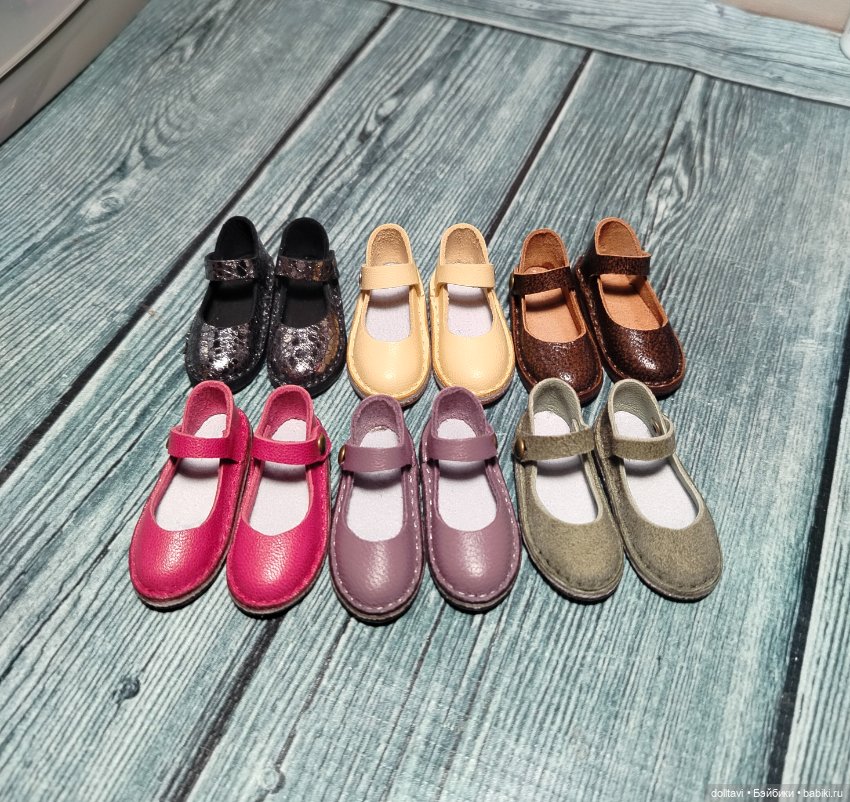 Туфли 4,3*1,6см — Обувь для кукол (фото 7)