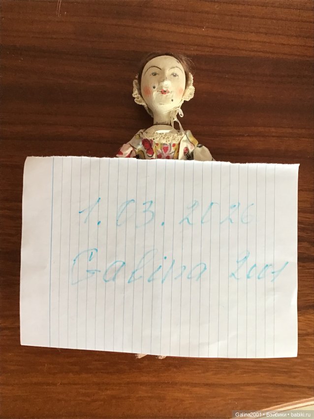 Кукла-реплика из дерева Леди Анна (фото 8)