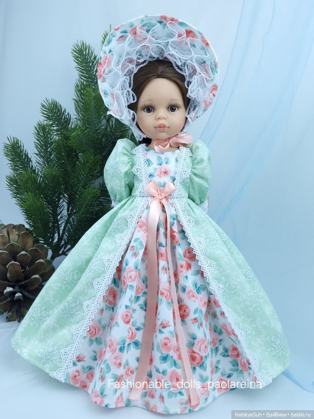 Винтажное платье для кукол Paola Reina (фото 4)