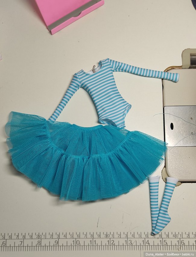 Комплект боди+юбочка — Одежда для BJD
