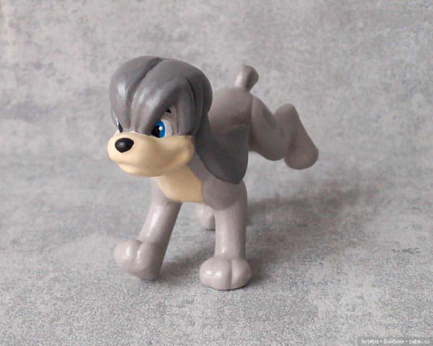 Фигурка щенок Пушок м/ф "Анастасия" (масштаб 1:6) (фото 2)