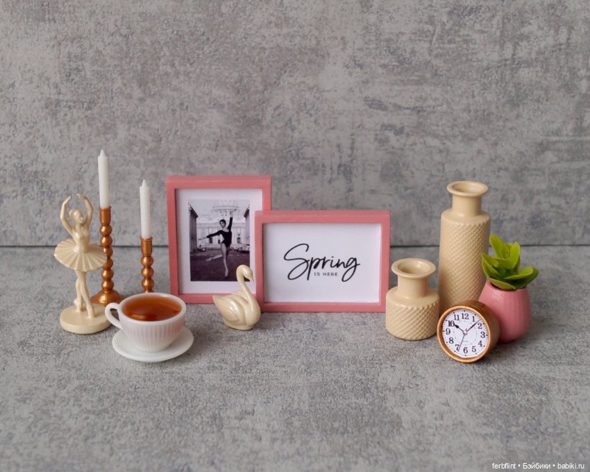 Набор декора №2 в масштабе 1:6