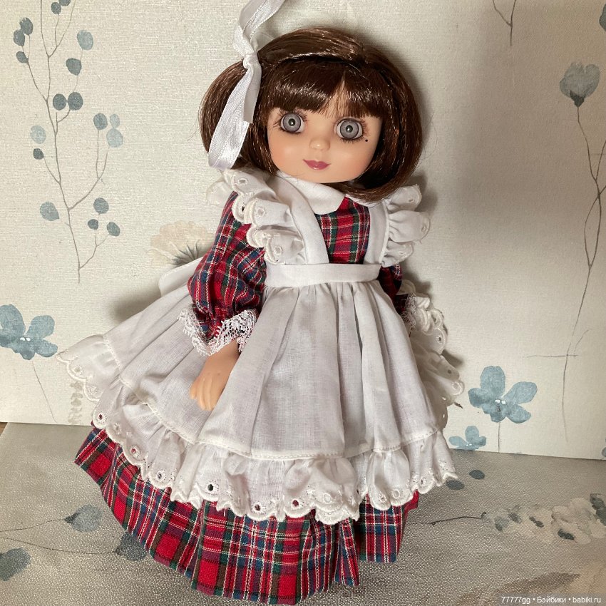 Анечка в клеточку — Коллекционные куклы (фото 4)