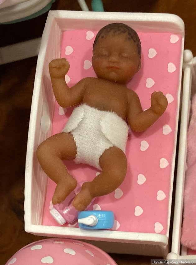 Zuru my mini baby Розовый пеленальный столик (фото 2)