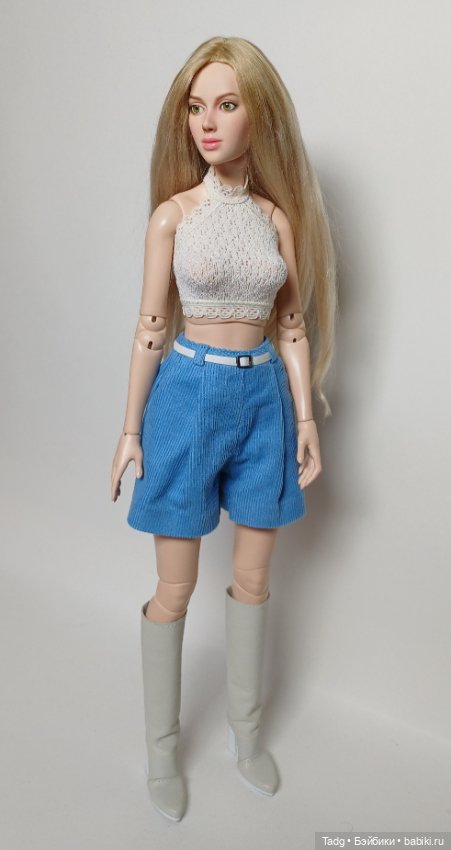 Брюки и шорты из вельвета для авторских кукол