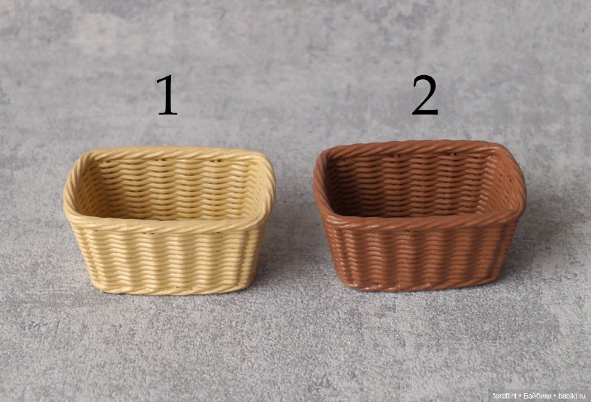 Кукольные корзинки №3 (масштаб 1:6) (фото 2)