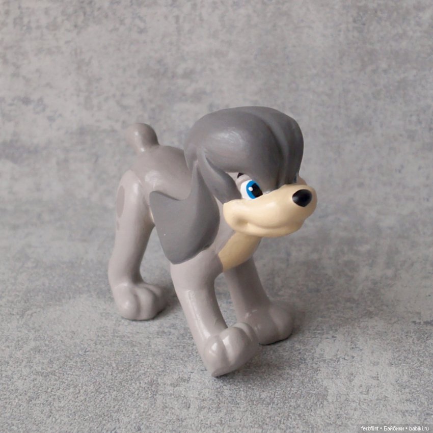 Фигурка щенок Пушок м/ф "Анастасия" (масштаб 1:6)