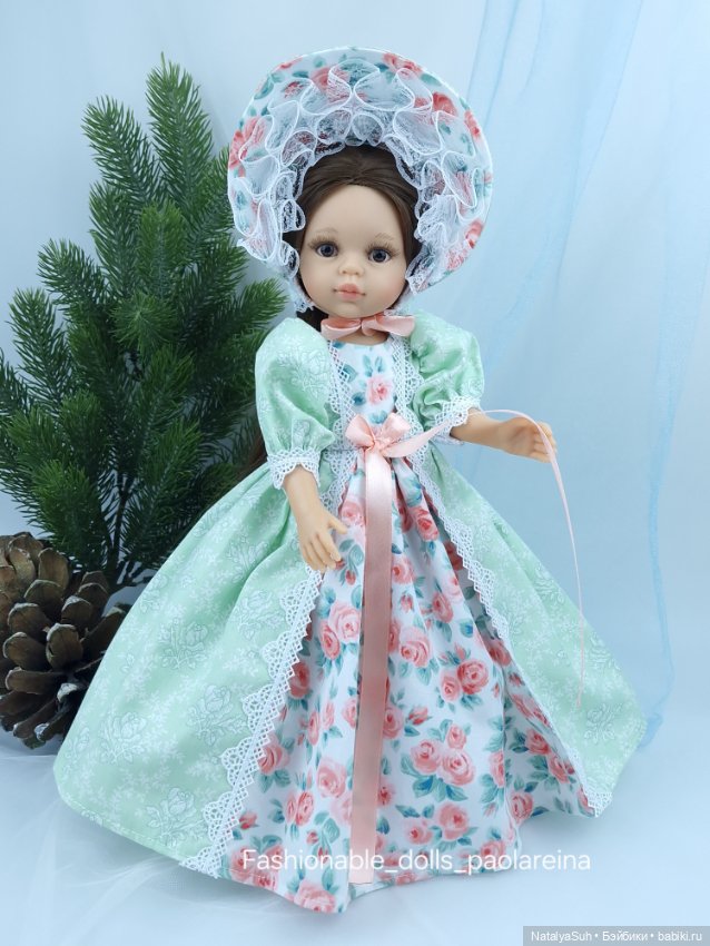 Винтажное платье для кукол Paola Reina
