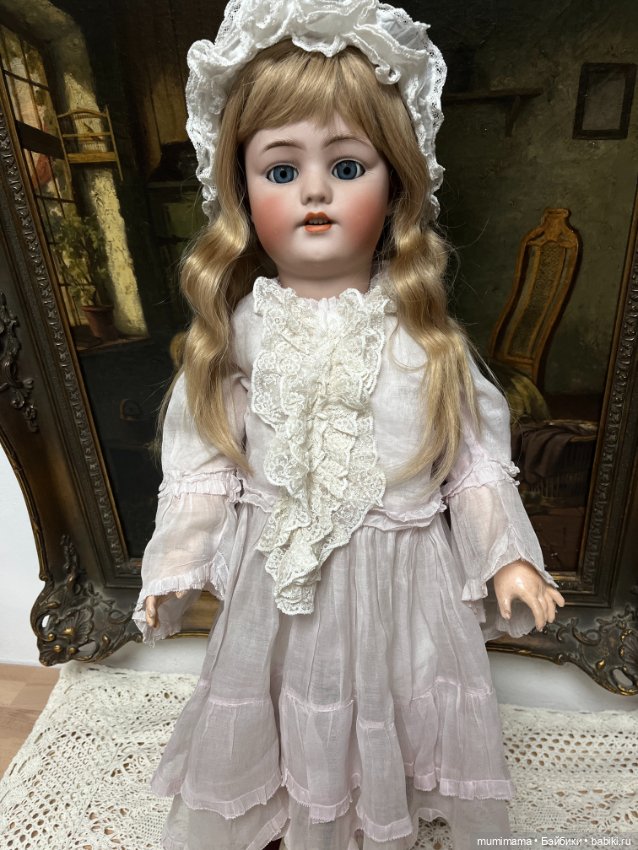 Антикварная кукла Simon Halbig 1078/12 рост 66 см