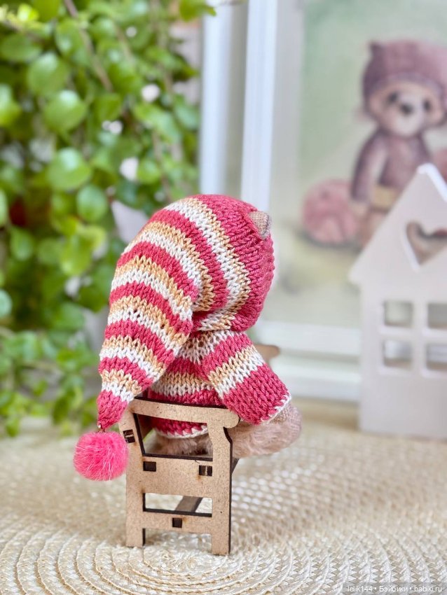 Мини тедди мишка Жанна (рост 10,5 см) (фото 4)