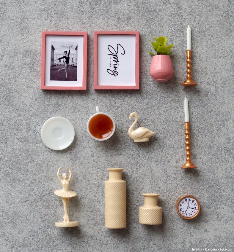 Набор декора №2 в масштабе 1:6 (фото 6)