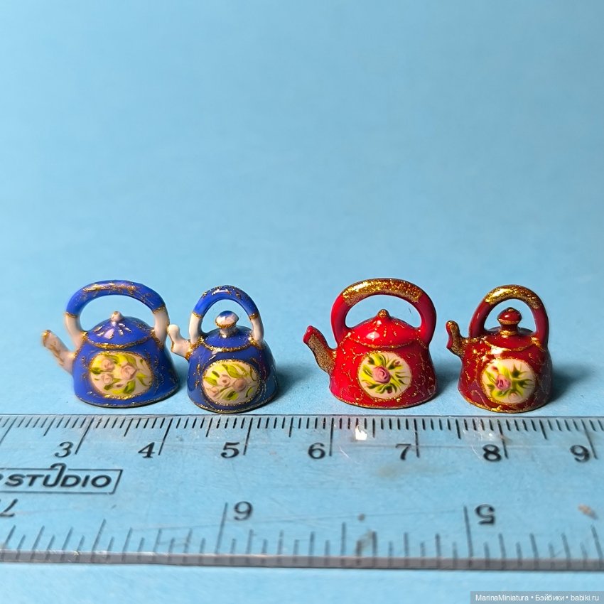 Кукольная посуда, масштаб 1:6, 1:12 (фото 6)