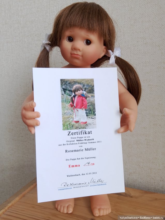 Вихтель Эмма студийная — Коллекционные куклы (фото 7)