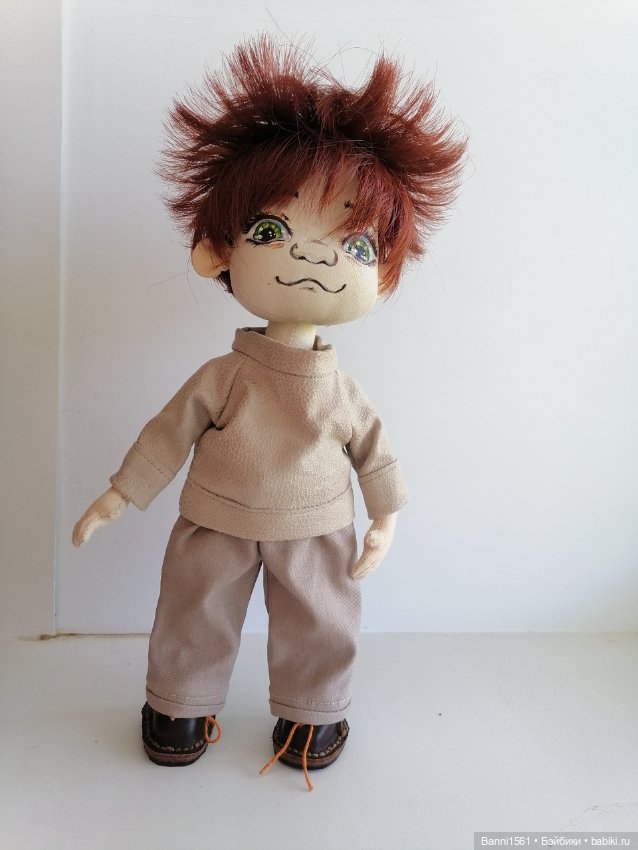 Кукла мальчик Шкодник — Авторские игрушки (фото 3)