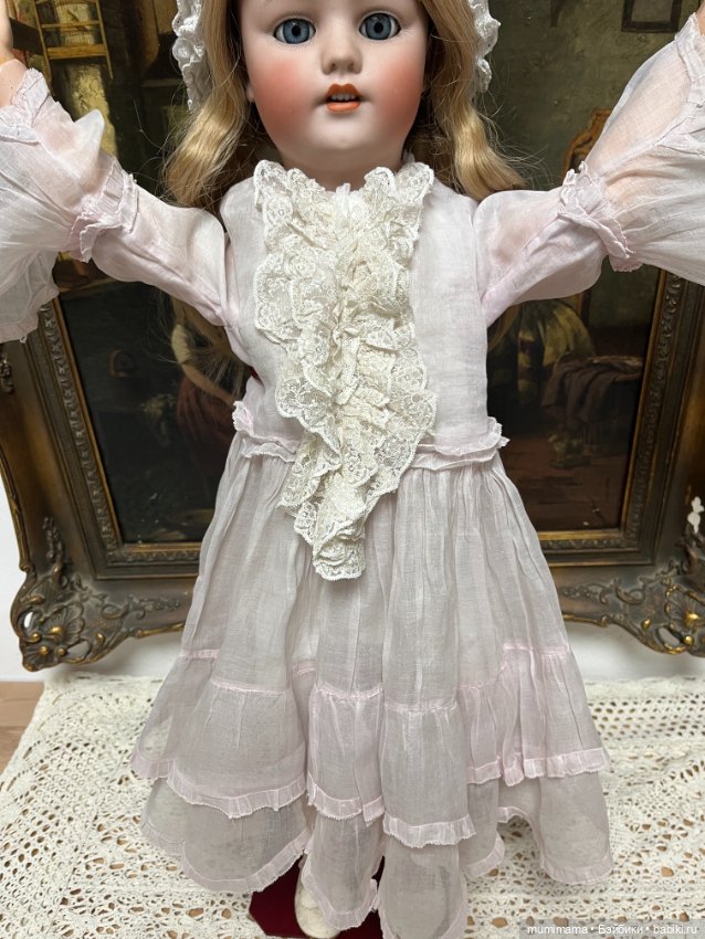 Антикварная кукла Simon Halbig 1078/12 рост 66 см