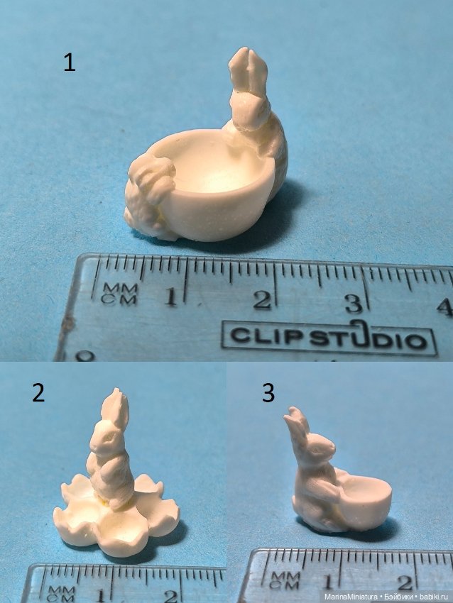 Кукольная посуда, масштаб 1:6, 1:12 (фото 7)