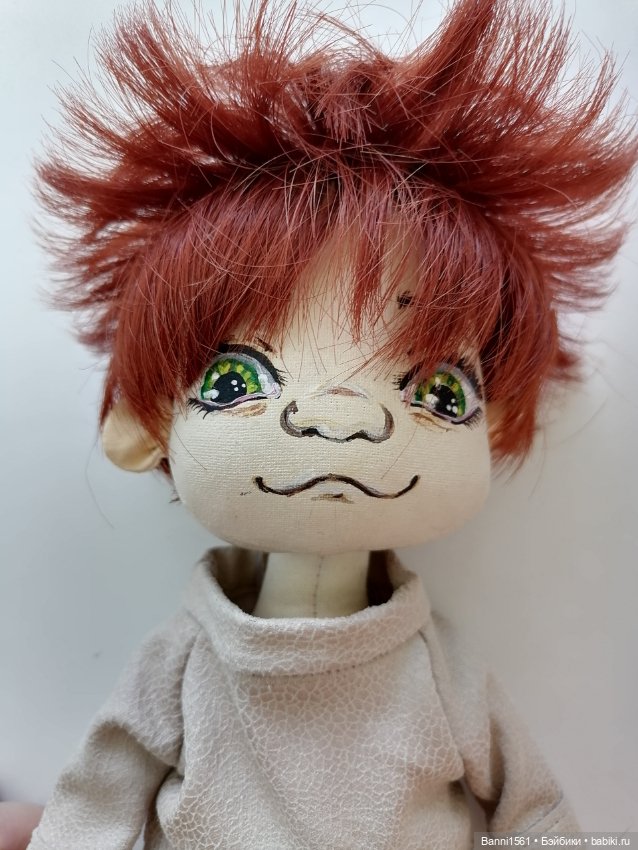 Кукла мальчик Шкодник — Авторские игрушки (фото 5)