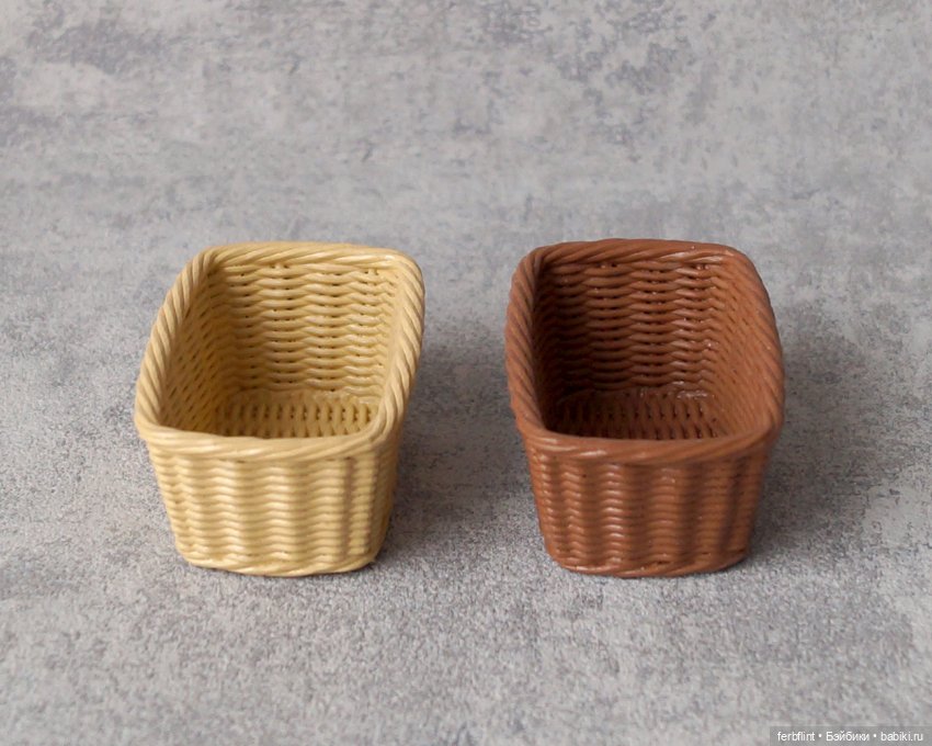 Кукольные корзинки №3 (масштаб 1:6) (фото 3)