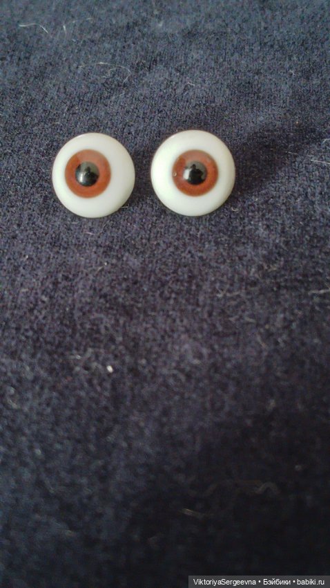 Стеклянные глаза, 16 мм — Глаза для BJD (фото 2)