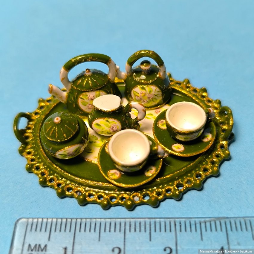 Кукольная посуда, масштаб 1:6, 1:12 (фото 3)