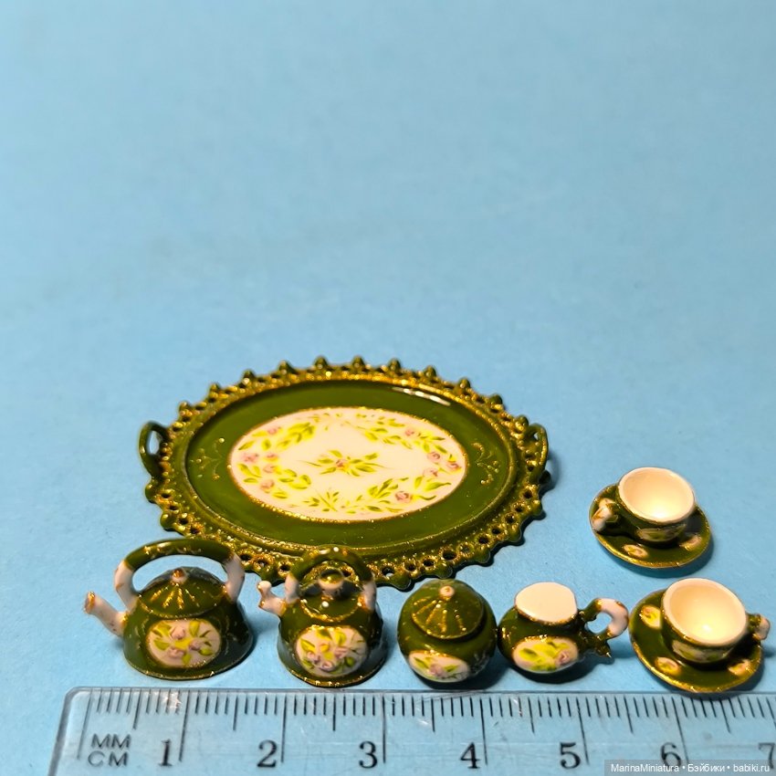 Кукольная посуда, масштаб 1:6, 1:12 (фото 4)