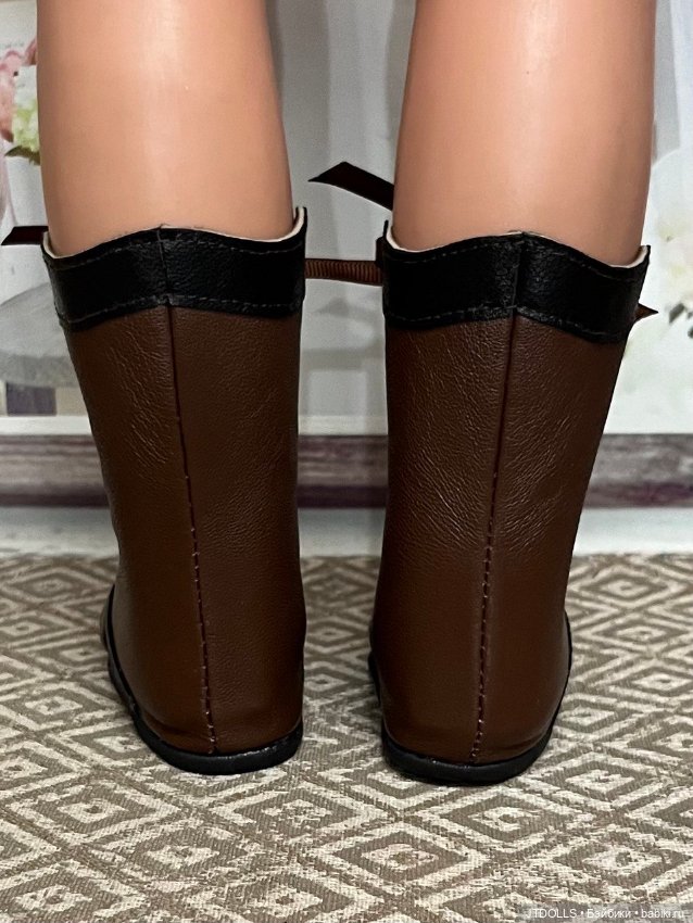 Сапожки для антикварной куклы (фото 9)