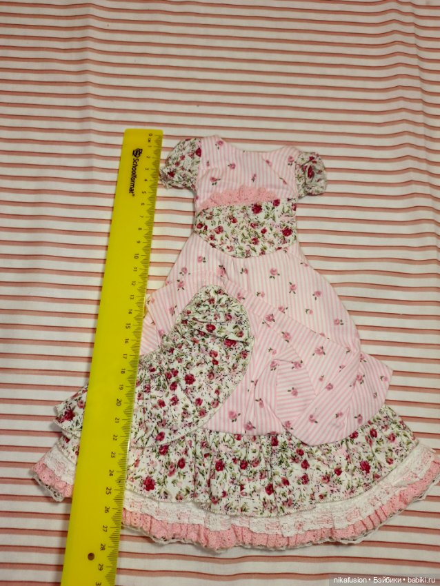 Нарядное платье на куклу Паоло Рейна (фото 6)