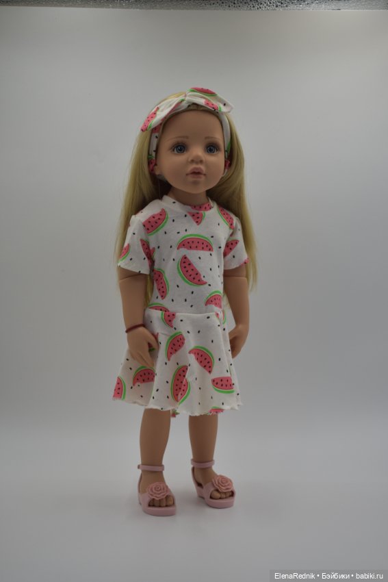 Одежда для кукол готц платье трикотажное (фото 5)
