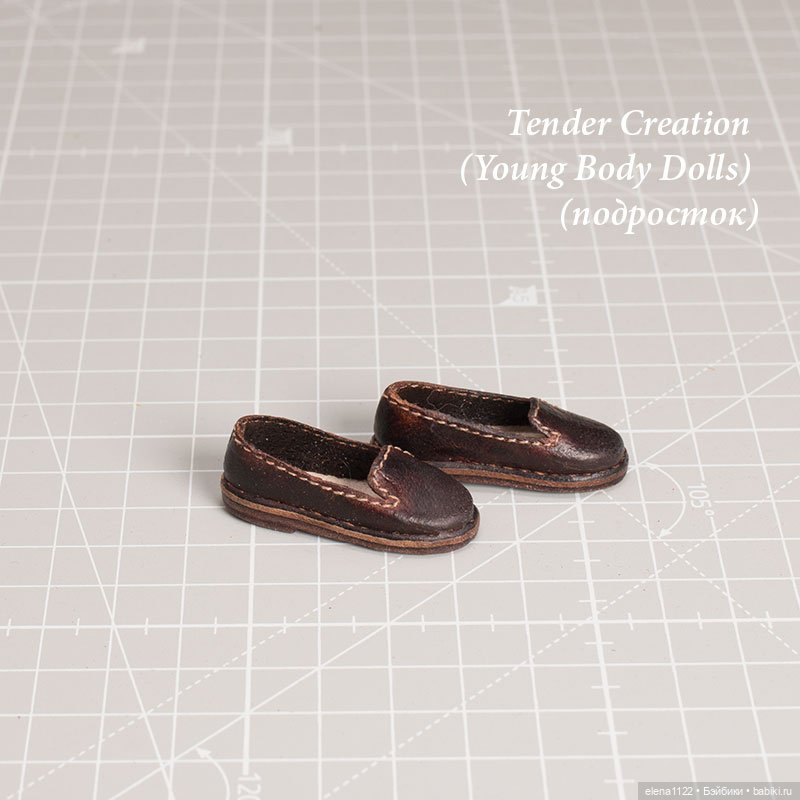 Лоферы для Tender Creation (Young Body Dolls) (подросток)