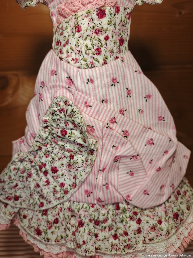 Нарядное платье на куклу Паоло Рейна (фото 4)