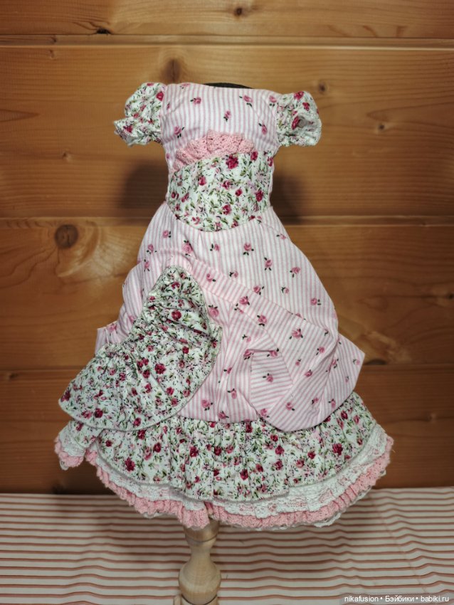 Нарядное платье на куклу Паоло Рейна (фото 3)