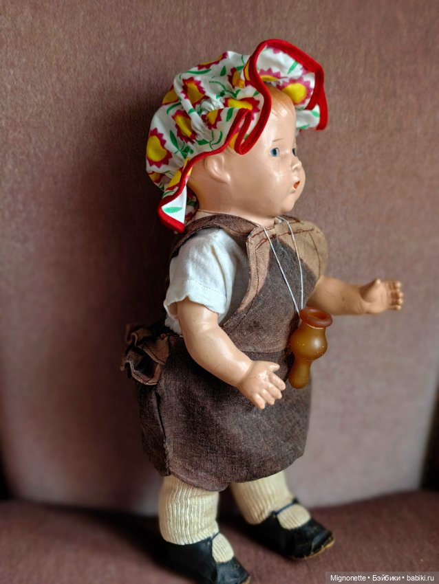 Антикварная кукла Свистун (фото 4)