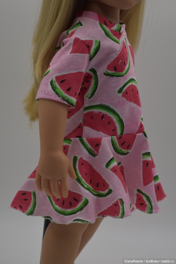 Одежда для кукол готц платье трикотажное (фото 3)