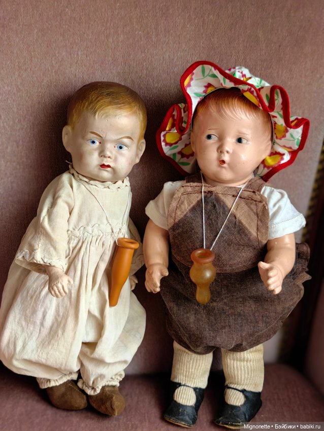 Антикварная кукла Свистун