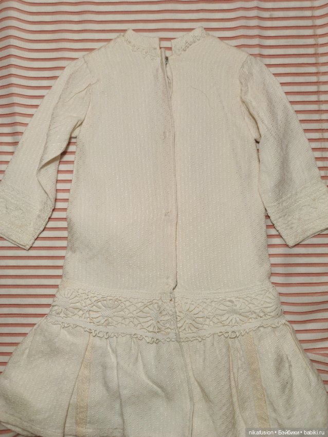 Платье на антикварную или винтажную куклу рост 62-65 см (фото 8)