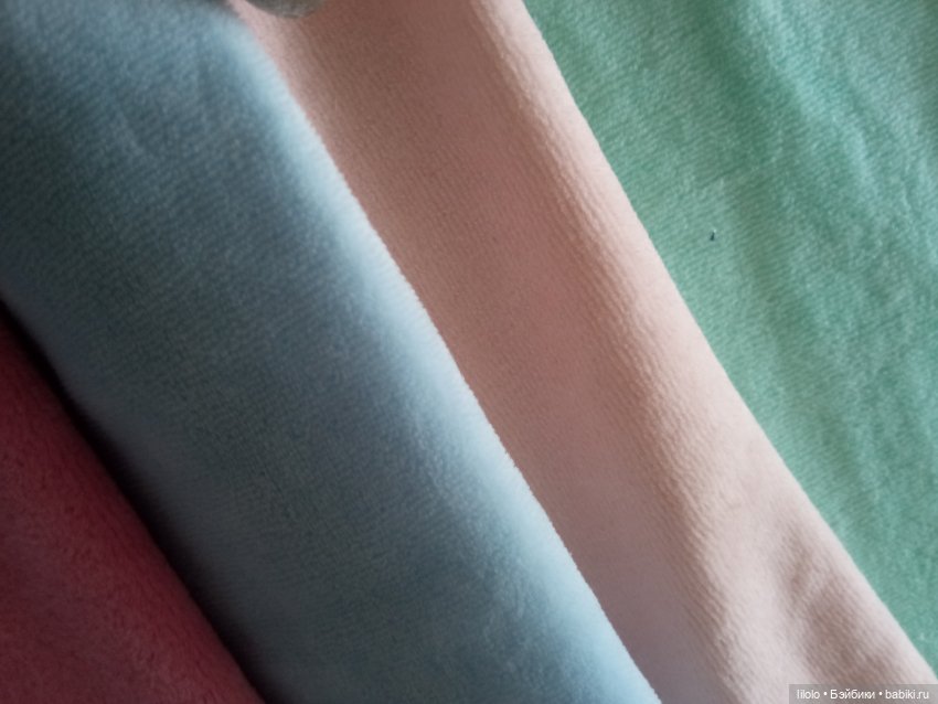 Лот мягкого велюра для кукольного рукоделия (фото 2)