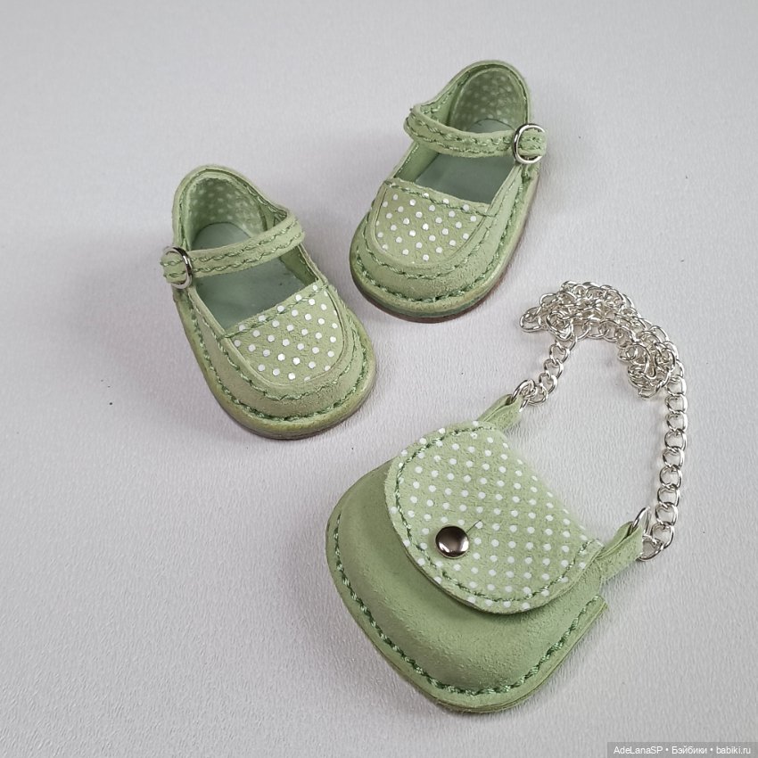 Комплекты: туфли и сумка "Веселая горошинка" (фото 5)
