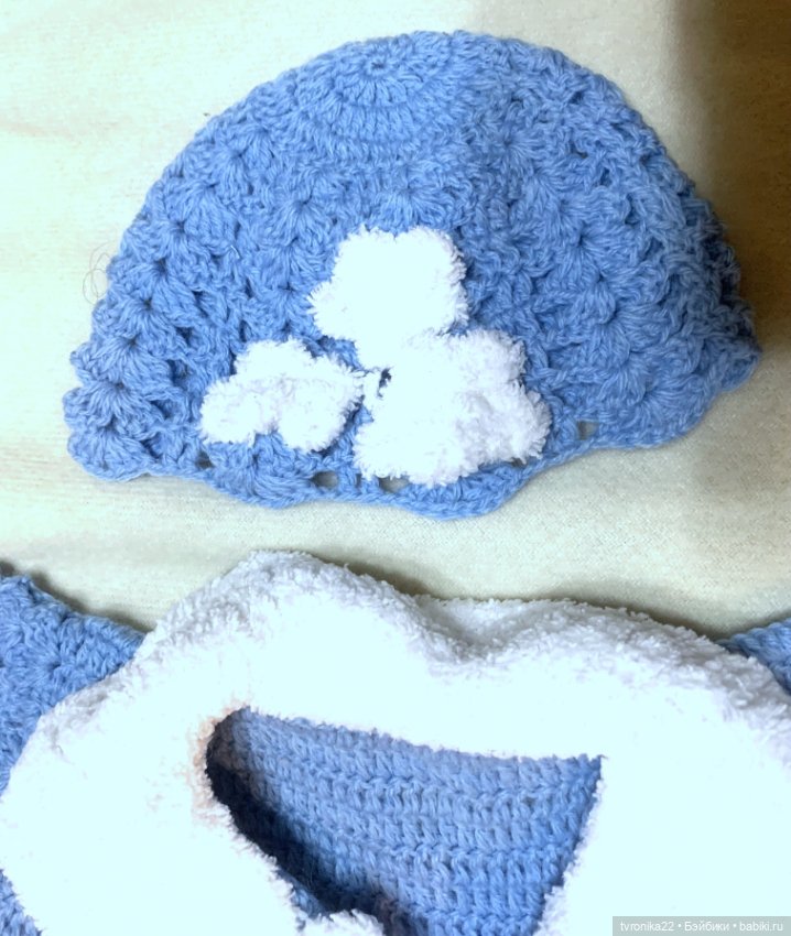 Вязаный комплект для реборн 55-60 см (фото 3)