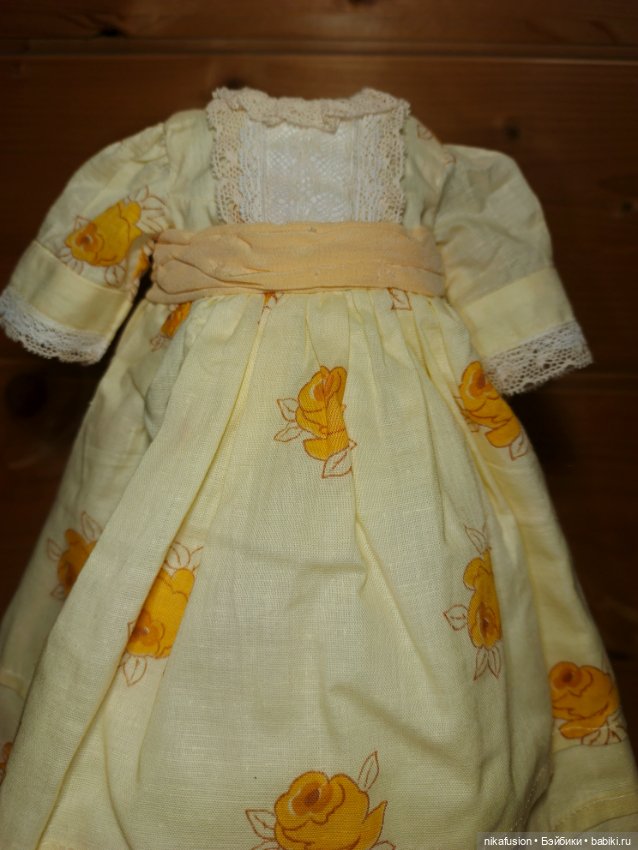 Платье для старинной куклы рост 40, батист (фото 2)