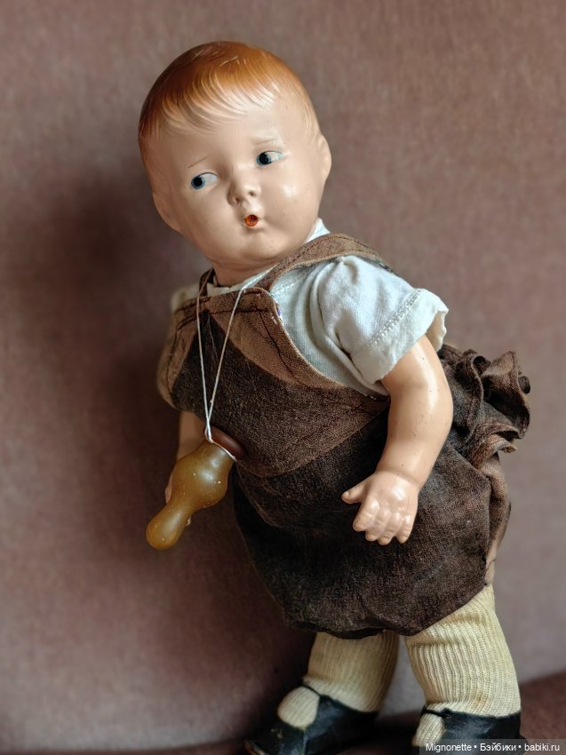 Антикварная кукла Свистун (фото 5)