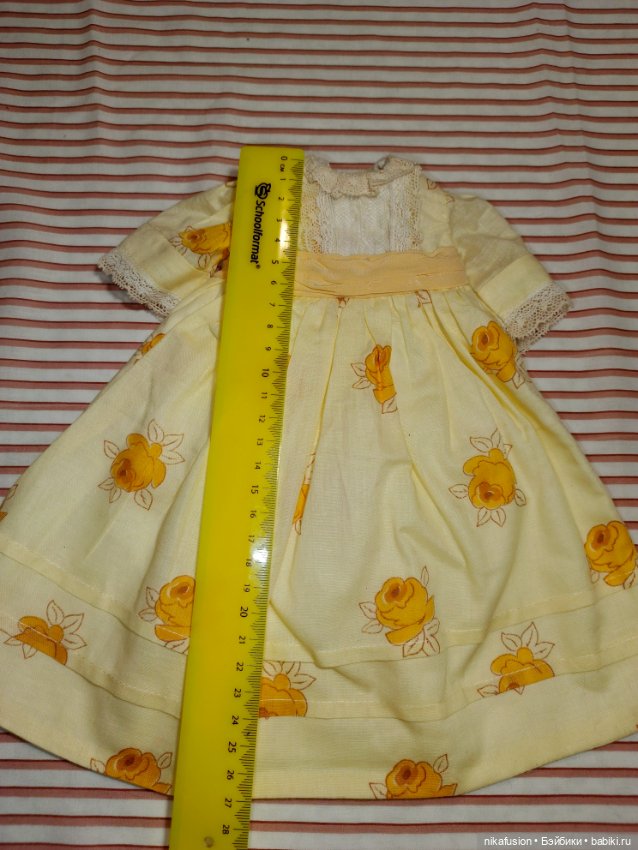 Платье для старинной куклы рост 40, батист (фото 5)
