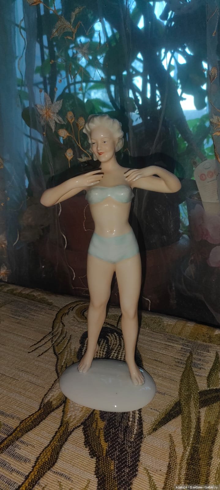 Статуэтка Германия Unterweissbach Девушка Спортсменка Гимнастка (фото 6)