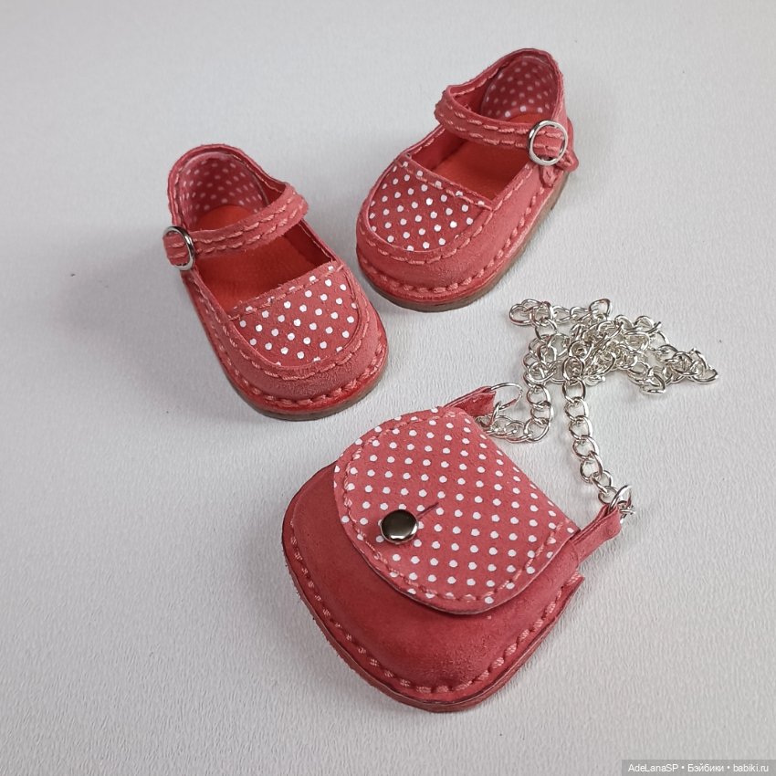 Комплекты: туфли и сумка "Веселая горошинка" (фото 4)