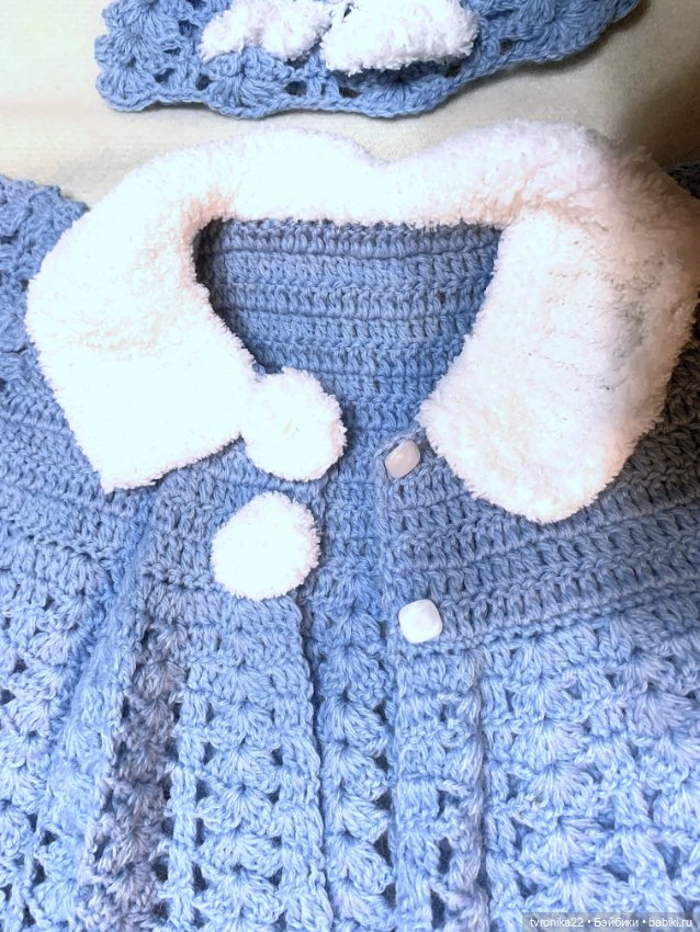 Вязаный комплект для реборн 55-60 см (фото 2)