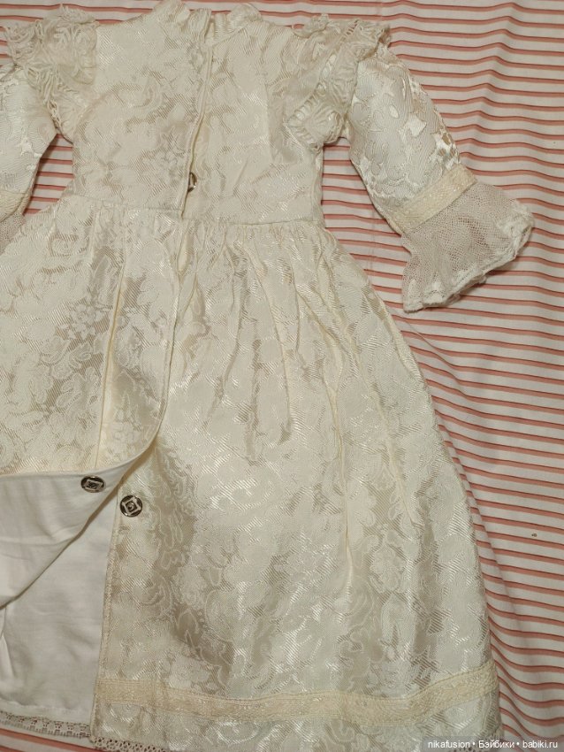 Платье на антикварную или винтажную куклу рост 65-70 см (фото 8)